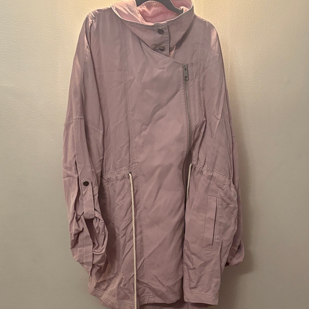 Anthropologie Dusty Pink Utility Jacket